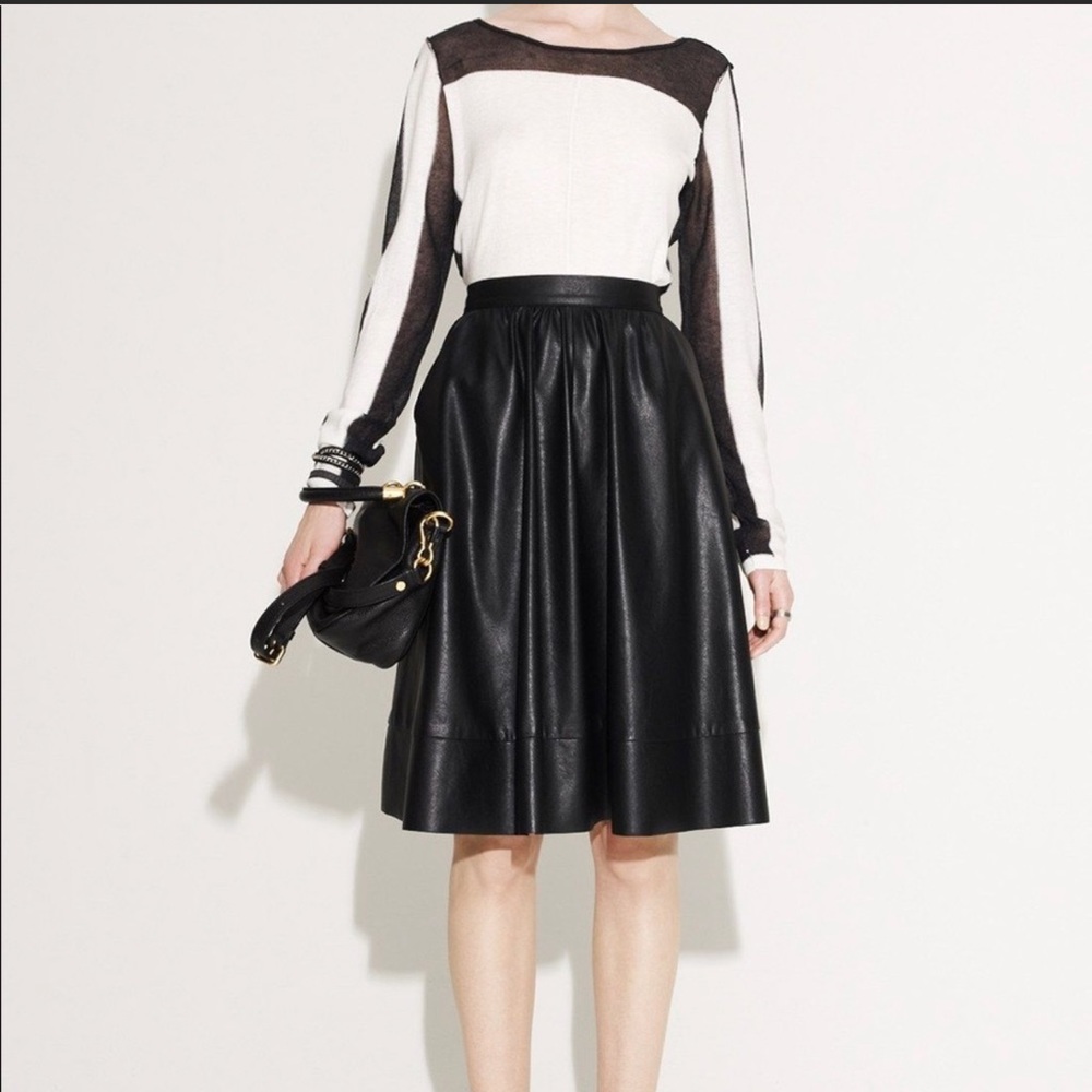 Search For Sanity Vegan Leather Skirt size 0 - Picture 2 of 2